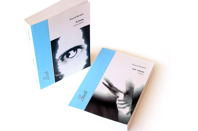 Couvertures romans Edition Zinedi - Franck Perrot Design - graphisme - photomontage