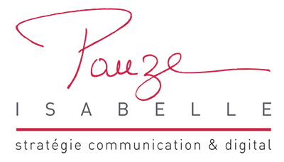 Logo Isabelle Pauze communication digitale - références et avis Franck Perrot Design